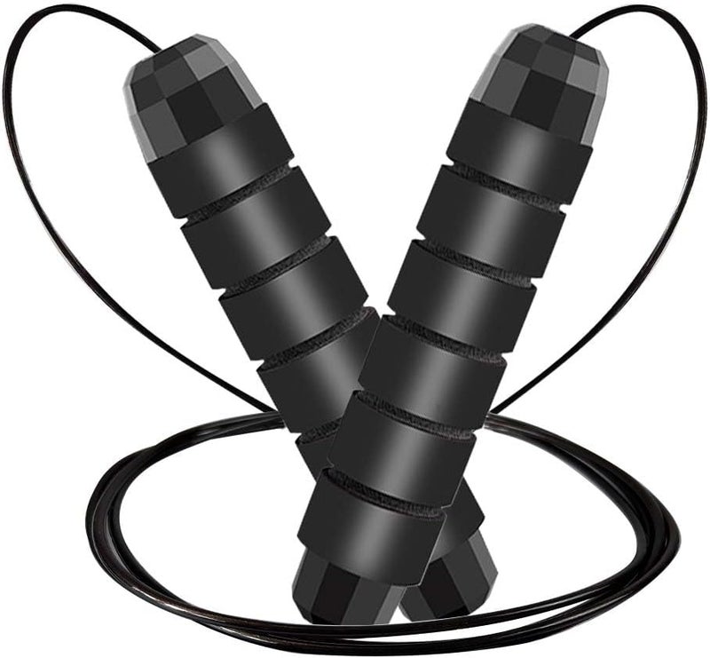 SPLASHGRIP Jump Rope, Adjustable Jump Ropes for Fitness for Women Men and Kids Tangle-Free Rapid Speed Jumping Rope Cable with Ball Bearings Exercise&Slim Body at Home School Gym - Image 1